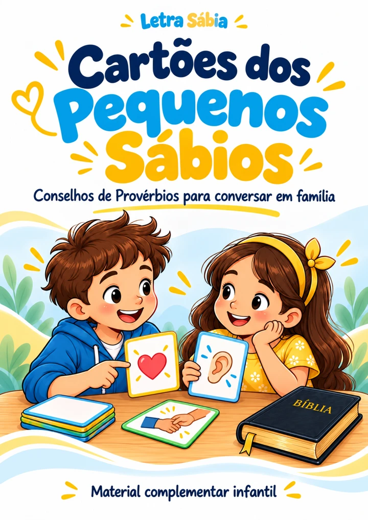 Capa de Cartões dos Pequenos Sábios