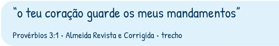 Trecho de Provérbios e referência bíblica ampliados